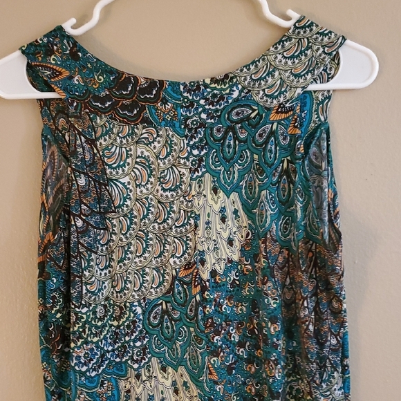 Ellen Parker Design Elegant Paisley Maxi Dress - Picture 7 of 8